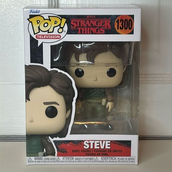 Funko POP! Television #1300 Steve from Stranger Things Collectible Vinyl Figure - Picture 1 of 7